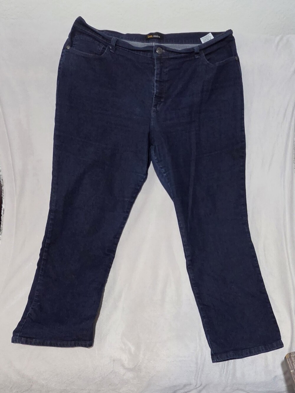 Lee Dark Blue Women’s Stretch Jeans - Classic Fit Size 18